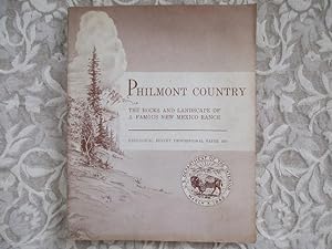 Philmont Country, The Rocks and Landscape of a Famous New Mexico Ranch. Geological Survey Profess...