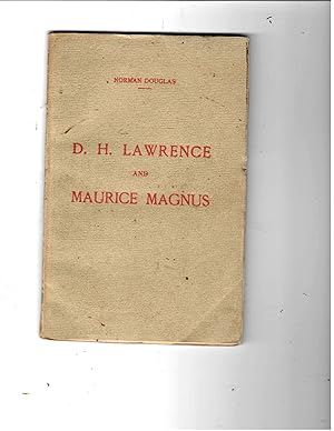 D. H. LARENCE AND MAURICE MAGNUS.