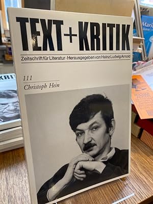 Christoph Hein. (= Text + Kritik 111). Zeitschrift für Literatur. Herausgegeben von Heinz Ludwig ...