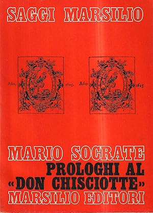 Imagen del vendedor de Prologhi al "Don Chisciotte" a la venta por Il Salvalibro s.n.c. di Moscati Giovanni