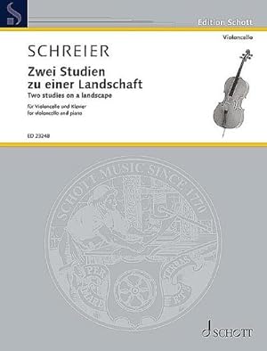 Seller image for Zwei Studien zu einer Landschaftfr Violoncello und Klavier for sale by AHA-BUCH GmbH