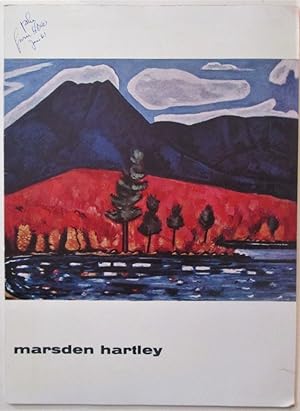 Bild des Verkufers fr Marsden Hartley zum Verkauf von Mare Booksellers ABAA, IOBA