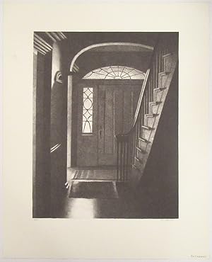 American Artist Nick Patten Pencil Signed Lithograph "Entrance"