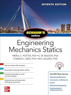 Imagen del vendedor de Schaum's Outline of Engineering Mechanics: Statics, Seventh Edition (Schaum's Outlines) by Potter, Merle, Nelson, E., Best, Charles, McLean, William [Paperback ] a la venta por booksXpress