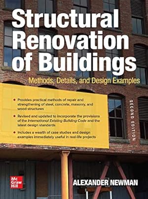 Seller image for Structural Renovation of Buildings: Methods, Details, and Design Examples, Second Edition by Newman, Alexander [Hardcover ] for sale by booksXpress