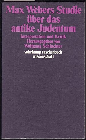 Max Webers Studie über das antike Judentum. Interpretation und Kritik. Herausgegeben und mit eine...