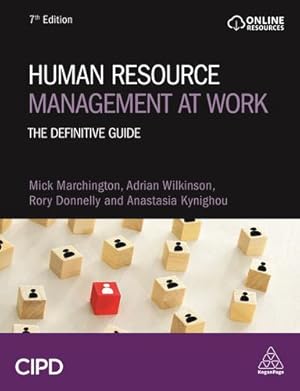 Imagen del vendedor de Human Resource Management at Work: The Definitive Guide by Marchington, Mick, Wilkinson, Adrian, Donnelly, Rory, Kynighou, Anastasia [Paperback ] a la venta por booksXpress