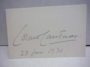WILLIAM COSMO GORDON LANG, ARCHBISHOP OF CENTERBURY - AUTOGRAPH AND SIGNED PORTRAIT