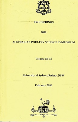 Proceedings 2000: Australian Poultry Science Symposium. Volume No. 12