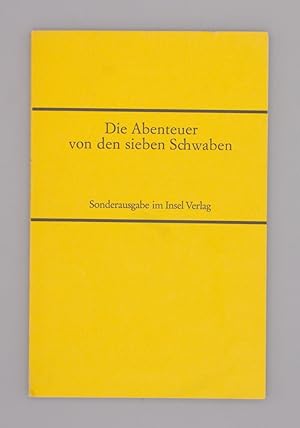 Die Abenteuer von den sieben Schwaben; Mit Zeichnungen von Peter Hoffer; Sonderausgabe im Insel V...