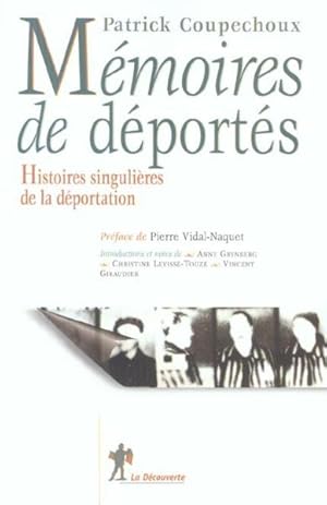 Image du vendeur pour Mmoires de dports mis en vente par Chapitre.com : livres et presse ancienne