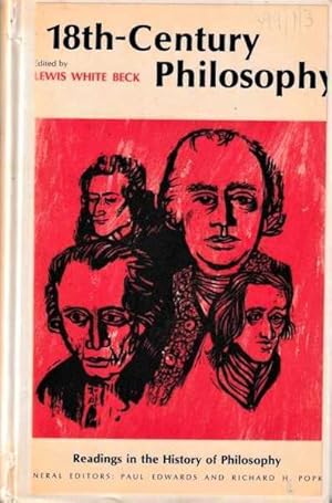 Seller image for Eighteenth Century Philosophy (18th): Readings in the History of Philosophy for sale by Goulds Book Arcade, Sydney