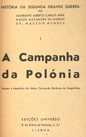 Imagen del vendedor de A CAMPANHA DA POLNIA. a la venta por Livraria Castro e Silva