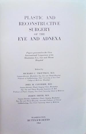 Immagine del venditore per PLASTIC AND RECONSTRUCTIVE SURGERY OF THE EYE AND ADNEXA. venduto da Livraria Castro e Silva