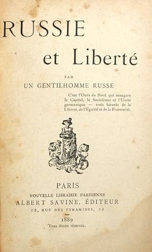 RUSSIE ET LIBERTÉ.