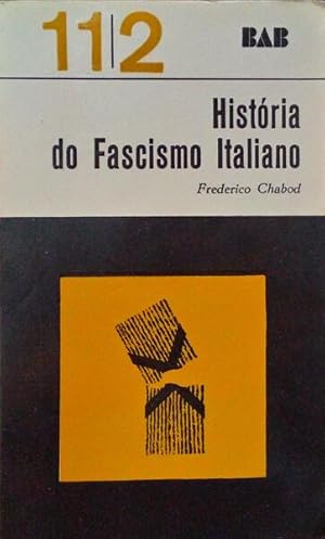 Imagen del vendedor de HISTRIA DO FASCISMO ITALIANO. a la venta por Livraria Castro e Silva