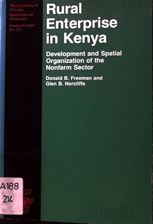 Seller image for Rural Enterprise in Kenya. Development and Spatial Organization of the Nonfarm Sector; Department of Geography Research Paper No. 214 for sale by books4less (Versandantiquariat Petra Gros GmbH & Co. KG)