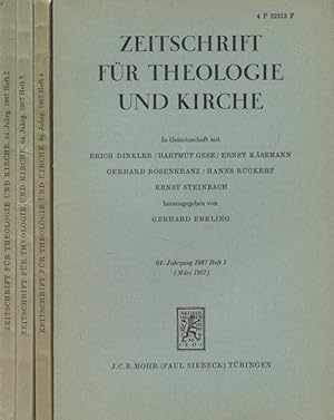 Bild des Verkufers fr Zeitschrift fr Theologie und Kirche, 64. zum Verkauf von Fundus-Online GbR Borkert Schwarz Zerfa