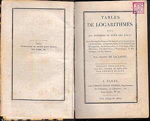 Tables de logarithmes