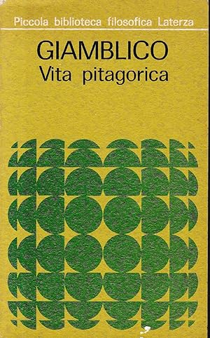 Immagine del venditore per Vita pitagorica venduto da librisaggi