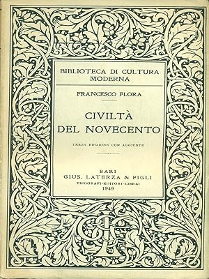 Bild des Verkufers fr Civilta' del Novecento zum Verkauf von Librodifaccia