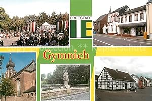 Postkarte Carte Postale 73740016 Gymnich Teilansichten Kirche Statue Gymnich