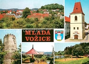 Postkarte Carte Postale 73740039 Mlada Vozice Jung Woschitz CZ Panorama Hradem Barokni Zamek Goti...