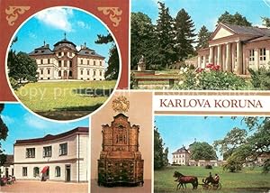 Postkarte Carte Postale 73742305 Chlumec Cidlinou Chlumetz Zidlina Statni zamek Karlova Koruna V ...