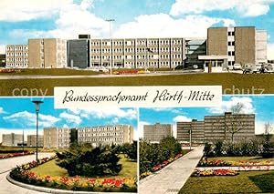 Postkarte Carte Postale 73741696 Huerth Rheinland Bundessprachenamt Huerth-Mitte Park Huerth Rhei...