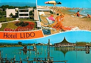 Postkarte Carte Postale 73742872 Ulcinj Montenegro Velika plaza Hotel Lido Strand Ulcinj Montenegro