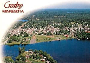 Seller image for Postkarte Carte Postale 73744613 Crosby Minnesota Cuyuna Iron Range Serpent Lake aerial view Crosby Minn for sale by Versandhandel Boeger