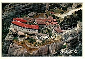 Postkarte Carte Postale 73745072 Meteora Monastero Metamorphoris Greece Veduta aerea del monaster...