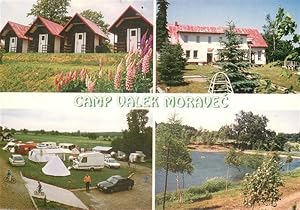 Postkarte Carte Postale 73744263 Pelhrimov Pilgram CZ Camp Valek Moravec Bungalows Badesee