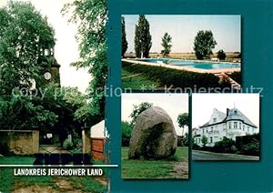 Bild des Verkufers fr Postkarte Carte Postale 73743615 Ziepel Burg mit roman Kirche St Markus Freibad Findling Wohnhaus Ziepel zum Verkauf von Versandhandel Boeger