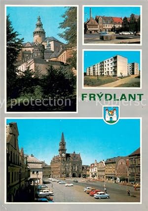 Postkarte Carte Postale 73743715 Frydlant nad Ostravici Mesto pri usti Rasnice do Smede Vzniki ja...