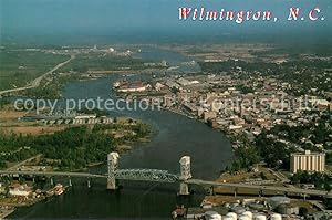 Seller image for Postkarte Carte Postale 73745174 Wilmington North Carolina Aerial view with Cape Fear River for sale by Versandhandel Boeger