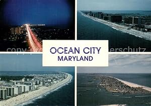 Bild des Verkufers fr Postkarte Carte Postale 73744652 Ocean City Maryland Fliegeraufnahme Townhouses Beach zum Verkauf von Versandhandel Boeger