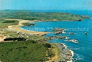 Bild des Verkufers fr Postkarte Carte Postale 73746639 Noja Cantabria Playa de Ris vista area zum Verkauf von Versandhandel Boeger