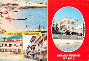 Seller image for Postkarte Carte Postale 73747128 Chalkidiki Strand Pension Wassili Chalkidiki for sale by Versandhandel Boeger