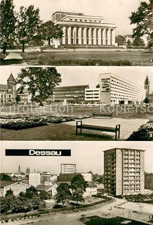 Postkarte Carte Postale 73750225 Dessau-Rosslau Landestheater Wilhelm Pieck Strasse Scheibe Nord ...