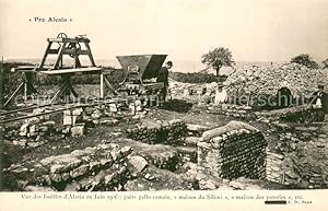 Postkarte Carte Postale 13749974 Pro Alesia Vue des fouilles dAlesia en Juin 1906 puits gallo ro...