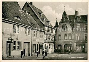 Postkarte Carte Postale 73749784 Koethen Anhalt Holzmarkt Koethen Anhalt