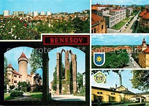 Postkarte Carte Postale 73752201 Benesov Broumov CZ Teilansichten