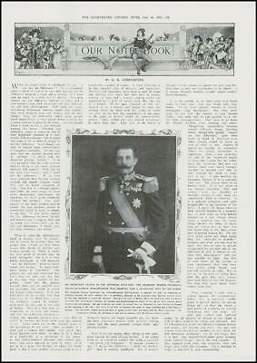 Seller image for 1912 PORTRAITS Archduke Francis Ferdinand Austro-Hungarian Heir-Apparent (265) for sale by Antique Paper Company