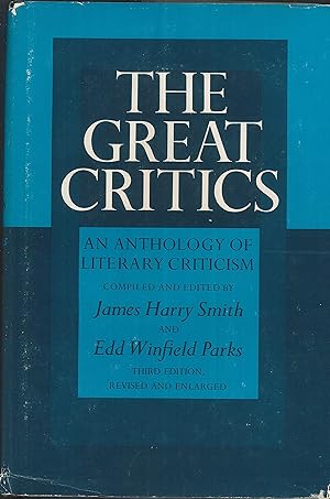 Seller image for The Great Critics: an anthology of literary criticism for sale by Qwertyword Ltd