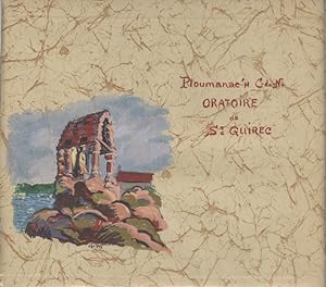 "ORATOIRE DE ST-GUIREC / PLOUMANAC'H" Maquette originale aquarelle sur papier fond imprimé par GA...