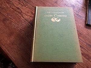 Seller image for An Accolade for Chase S. Osborn for sale by Heroes Bookshop