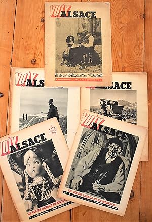 VOIX D'ALSACE La Vie En Alsace Et En Moselle September 1946 - February 1947 (First Five Issues)