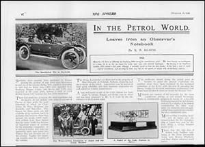 Seller image for 1912 MOTOR-CARS Lanchester Car Motor Cycling Champion Japan Cody Biplane (144) for sale by Antique Paper Company