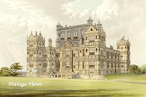 Wollaton Hall Nottingham England - 1870s Color Print